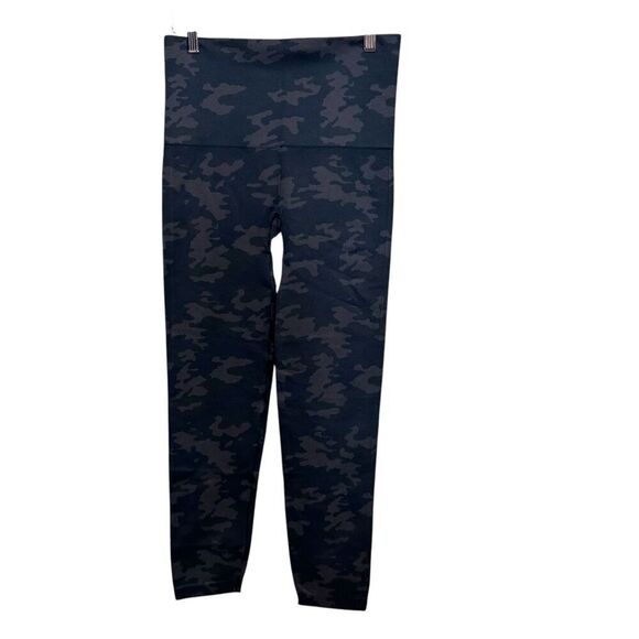 Spanx Look at Me Now Leggings Size XL Heather Grey Black Camo - Picture 5 of 6